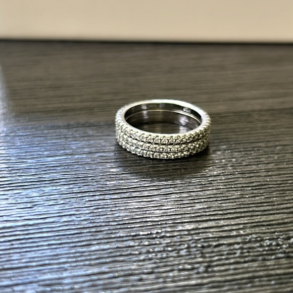 Everly Rings Monte Carlo eternity bands - Picture 3 of 3